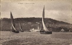 VINTAGE POSTCARD Boat of sin This Return of sin