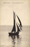 VINTAGE POSTCARD Bateau of sin Dimensions Azure of marine Details