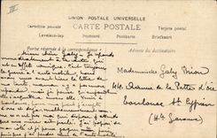 CPA Bateau de peche Phare (carte toilee)