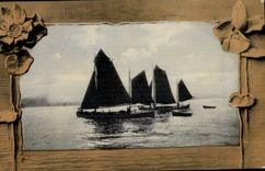 VINTAGE POSTCARD Boats of sin