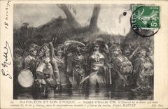 VINTAGE POSTCARD Napoleon History 1st Army of Italy 1796