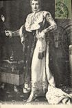 VINTAGE POSTCARD Napoleon History 1st in costume of Fontainebleau sacring