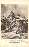 CPA Histoire Napoleon 1er Bonaparte au siege de Toulon Batterie de Convention 