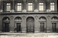 VINTAGE POSTCARD Paris Mint Detail of the frontage