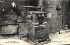 CPA Paris Hotel des Monnaies Balancier du 17eme