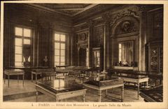 CPA Paris Hotel des Monnaies La grande salle du musee