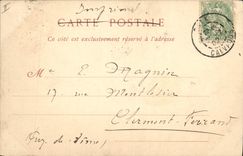 VINTAGE POSTCARD Caen Old mint