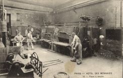 CPA Paris Hotel des Monnaies Fours a recuire 