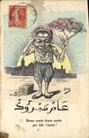 VINTAGE POSTCARD North Africa Fantasy Illustrator Good Annie