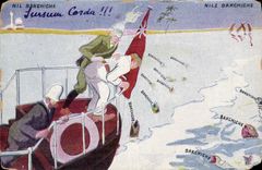 CPA Fantaisie Afrique du Nord Illustrateur Nil Bakchiche Egypt Egypte 