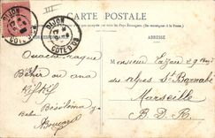 CPA Militaria Champ de tir a Chenove Un petit poste 