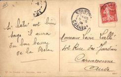 VINTAGE POSTCARD Militaria Regiment of the pomegranates Drum