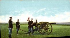 CPA Militaria Canon 