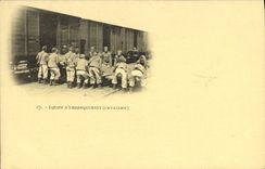 CPA Militaria Equipe d'embarquement Cavalerie