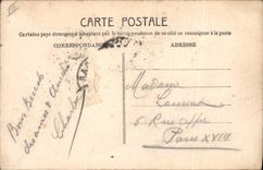 CPA Le langage du timbre Semeuse 10c