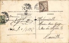 POSTAL de la VENDIMIA qué las letras dicen