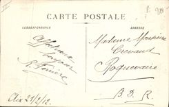 VINTAGE POSTCARD Fun fair Aix in Provence Carnival Chimeric Tobogan