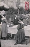 CPA Fete Foraine Le tourniquet 