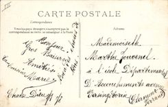 VINTAGE POSTCARD Woman the swing