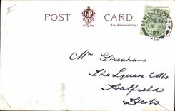 VINTAGE POSTCARD Fun fair Chuting the falls Earl' S Court Exhibition