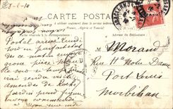 VINTAGE POSTCARD Statue of Freedom Clermont Ferrand Jallat Metal worker