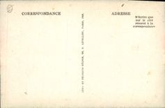 VINTAGE POSTCARD Boat of La Rochelle sin the tower of the four Sergeants