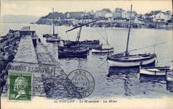 CPA Bateau de peche Toulon Le Mourillon La Mitre