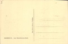 CPA Bateau de peche Bordeaux Les morutiers en rade