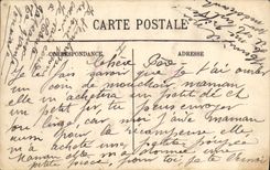 VINTAGE POSTCARD Boat of sin In Cape upright to the blade