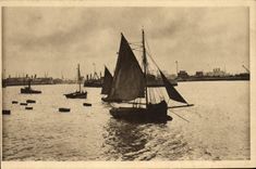 CPA Bateau de peche Le Havre Barques de peche 