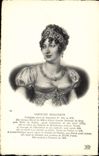 VINTAGE POSTCARD Napoleon History 1st Caroline Bonaparte