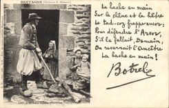 CPA Bretagne Vieux Celte Finistere Botrel