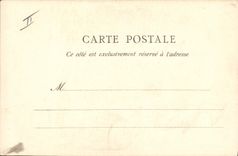 VINTAGE POSTCARD Clovis attacks