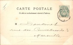 Reglas de Burdeos de la POSTAL de la VENDIMIA de Vercingetorix y de los callejones de Damour