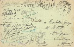 VINTAGE POSTCARD Fontainebleau the sphinx of the Franchard Druids