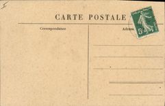 CPA Environs de Tence Un bloc de granit a Crouzillac Vestiges druidiques 