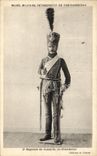 CPA Militaria Musee Fontainebleau 2eme regiment de Hussards ex Chamboran