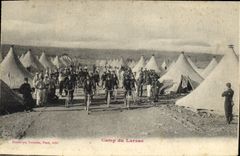 VINTAGE POSTCARD Militaria Camp of Larzac Velo Cycles