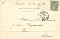 VINTAGE POSTCARD Militaria Camp of Mailly Seen of the campings