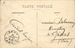 Regimiento de Militaria Toul de la POSTAL de la VENDIMIA el 6to de la fortaleza funciona de un raye del mortero de 220