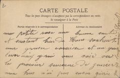 CPA Fantaisie Homme Boite aux lettres