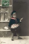 CPA Fantaisie Enfant Facteur Postier