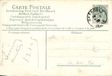 CPA Langage des timbres Semeuse Ange