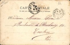 La POSTAL Thorenc de la VENDIMIA llegó de los caballos del correo