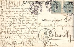 Estación de la POSTAL de la VENDIMIA en las fábricas de Klaus del chocolate de Grimsel en Locle Morteau