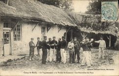 CPA Camp de Mailly Le vaguemestre a la ferme de Ste Suzanne Les nouvelles du pays Militaria