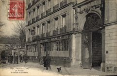 VINTAGE POSTCARD Paris the 14th La Poste Avenue of Orleans