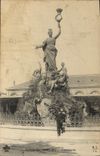 VINTAGE POSTCARD Statue of Vichy freedom