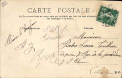 VINTAGE POSTCARD Statue of Vichy freedom