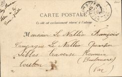 VINTAGE POSTCARD Statue of Besse freedom